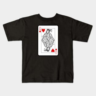 Elizabeth queen of hearts Kids T-Shirt